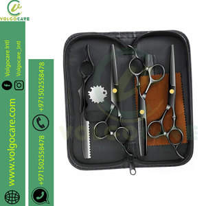 2024 ciseaux de coiffeur professionnels ciseaux amincissants pour la coupe de cheveux, kit de coupe de cheveux avec accessoires de Salon pour femmes hommes - Product Image 1