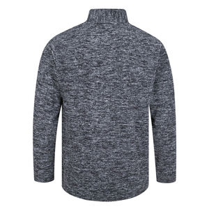 Sudadera de hombre textura media cremallera alta calidad bordada cuello redondo Sudadera con capucha chándal Unisex logotipo personalizado Vintage en blanco OEM - Product Image 2