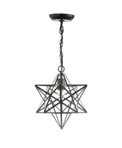 Celling Star Lampe Fer Noir Couleur pour Maison Hôtel Salon Chambre Design Unique Éclairage Intérieur Suspendu Forme d'Étoile led Lampe - Product Image 2