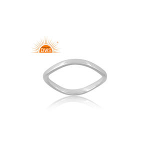 Diseño caliente 925 Anillo de banda de plata Diseño personalizado Joyería para mujeres Regalo para ella - Product Image 4
