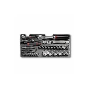 Juego de Herramientas Variadas Usag en Bandeja de Plástico, 56 Piezas - Product Image 1