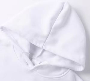 เสื้อฮู้ดโอเวอร์ไซส์ผู้ชายผ้าฝ้ายหนาทนทานพิมพ์ลายโรงงานผลิตตามสั่ง - Product Image 2