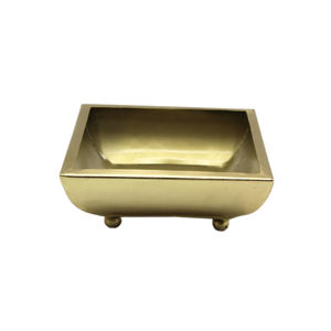 Nouveau bol de forme ronde en fer pour la cuisine et la table Couleur or Bol de service et bols décoratifs faits à la main en vrac - Product Image 4