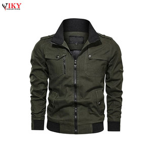 . Blouson aviateur homme léger tissu respirant fermeture à glissière complète sur le devant parfait pour les vêtements décontractés et les aventures en plein air - Product Image 2