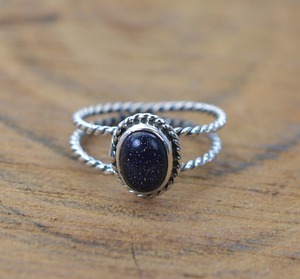 Tendencia 925 plata esterlina Sunstone anillo de piedras preciosas joyería hecha a mano plata estilo bohemio anillo joyería para mujeres regalo para niñas - Product Image 3