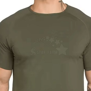 Camiseta de gimnasio Premium para hombre, ropa deportiva de secado rápido que absorbe la humedad, ropa de entrenamiento de manga corta ajustada para correr - Product Image 4