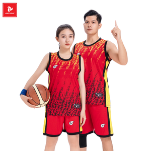 Rockfire JP alta calidad Reversible baloncesto práctica Jersey conjunto transpirable lujo OEM deportes uniforme precio al por mayor - Product Image 4