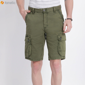 Short Cargo professionnel de haute qualité taille moyenne pour hommes meilleur Design coton léger solide motif toile Style décontracté - Product Image 4