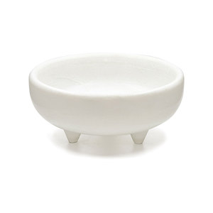 Tazón de Mármol Blanco Natural Hecho a Mano de Primera Calidad, Ecológico, con Logotipo Personalizado, Utensilios de Cocina Premium de la India - Product Image 1