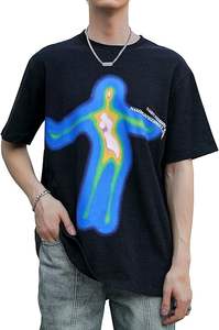 T-shirt unisexe streetwear en vente, vêtements vintage pour hommes, imprimé graphique 3D, vêtements imprimés numériquement, camiseta, vêtements pour hommes - Product Image 2