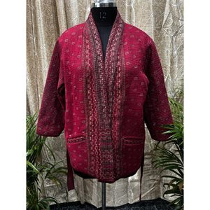 KIMANU – Tissu court Kantha élégant et polyvalent, tissé, doux et confortable pour un usage professionnel en automne - Product Image 2