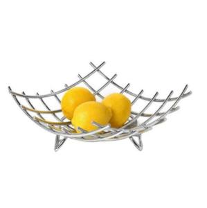 Mesa de comedor de hierro decorativa, tazón de fruta de Metal con recubrimiento en polvo terminado - Product Image 2