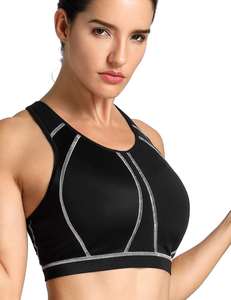 Soutien-gorge de sport pour femme 2026 de haute qualité, personnalisable avec logo imprimé, antichoc, en polyester et élasthanne, respirant et léger - Product Image 3