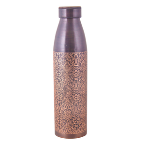 Botella de cobre con diseños personalizados, botella de agua potable saludable para gimnasio deportivo, centro de yoga, fabricantes de botellas de agua de cobre puro - Product Image 6