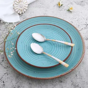 2025 Juego directo de fábrica a granel de cubiertos de madera hechos a mano de acero con espejo con acabado pulido Juego de cubiertos de madera maciza - Product Image 4