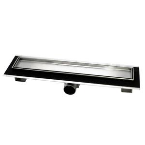 X canale Box doccia in acciaio inox satinato 885x115 xh63mm scarico a pavimento confezionato per l'installazione di piastrelle - Product Image 2