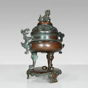 Brass Resin Incense & <b>Essential</b> <b>Oil</b> <b>Burner</b> Adjustable Tea Candle <b>Burner</b> Religious Use 100% Natural - Product Image 5