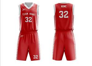 ชุดบาสเก็ตบอลเครื่องแบบบาสเก็ตบอลชุดบาสเก็ตบอลความยาวปกติพิมพ์ลายออกแบบได้ตามต้องการล่าสุด - Product Image 2