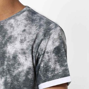 Camisetas extragrandes personalizadas para hombre 250gsm Drop Shoulder Heavyweight Graphic 100% Cotton WORSTED Streetwear - Product Image 6