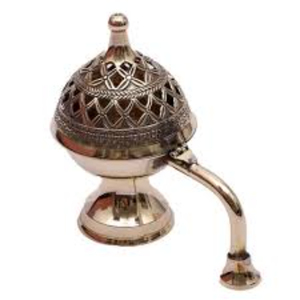 Nouveau Antique Vintage en laiton brûleur d'encens à la main brûleur d'encens en gros décor à la maison porte-encens métal laiton brûleur de parfum - Product Image 5