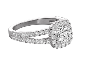 Anillos de Compromiso para Mujer Chapados en Oro de 14K, Corte Cojín, Diamante Certificado IGI, Estilo Clásico para Bodas, Disponibles al por Mayor a Bajo Precio - Product Image 4