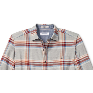 Camicia Casual da Uomo Tommy Bahama, Modello Canyon Beach Montara a Quadri, 100% Cotone Flanella Traspirante, Taglia Small, Nera - Product Image 2