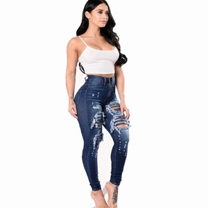 Baggy Blue Jeans For Women High Waisted Frayed Hem Loose Fit Wide Leg Straight <b>Denim</b> Pants Streetwear High Rise Casual Fashion - Product Image 5