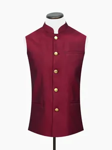 Gilet pakistanais pour homme de haute qualité, tailles personnalisées, vente en gros de gilets pakistanais, gilet de dernière génération - Product Image 5