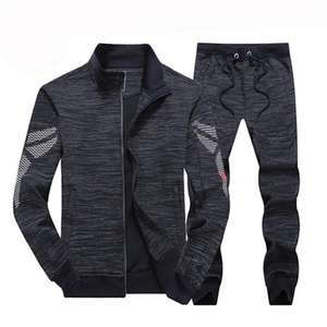 Nouveau survêtement personnalisé à panneaux multicolores graphiques personnalisés costumes empilés hommes survêtement mode hommes vêtements de sport survêtement - Product Image 2