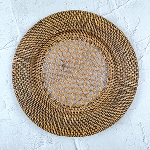 High Quality Vintage Styled Rattan <b>Placemat</b> Wholesale, Rattan Dinning Charger Made in Vietnam - Product Image 3