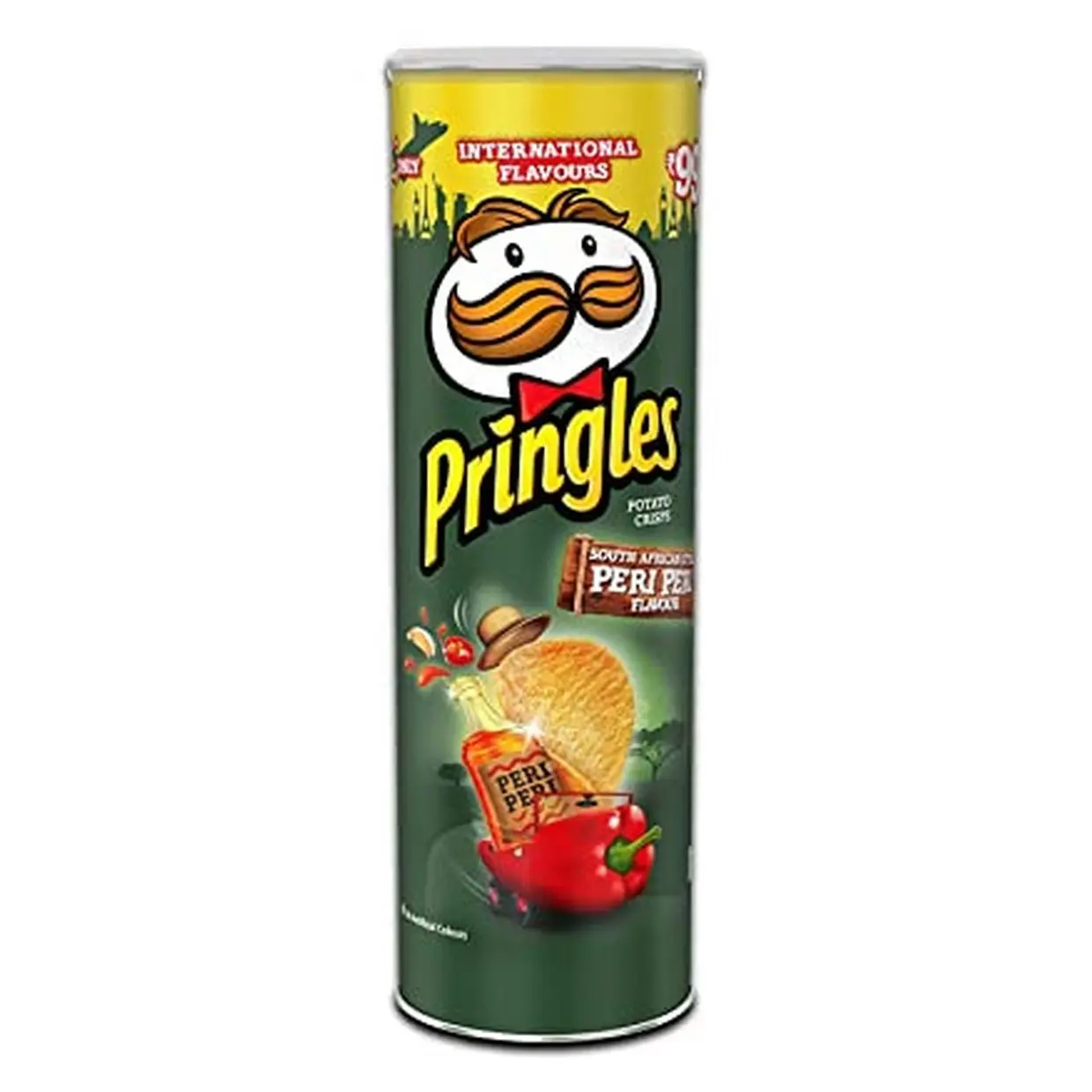 Pringles Original Brand 19 pezzi x 165 gr patatine aromatizzate piccanti calde per tutto il tempo Stock fresco