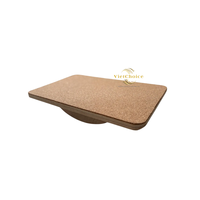 Planche d'équilibre en bois naturel antidérapante pour yoga et entraînement des jambes, écologique, durable, légère, portable, équipement d'exercice à domicile AB