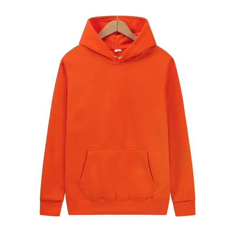 Người đàn ông của hoodie Áo nỉ tùy chỉnh màu da cam của nam giới quá khổ Hoodies và áo nỉ để bán