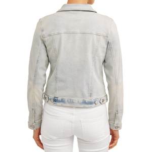 OEM/ODM 100% Cotton Jeans Latest Fashion Women Custom Embroidery Denim <b>Jackets</b> Women Denim Cotton Jeans <b>Jackets</b> - Product Image 2