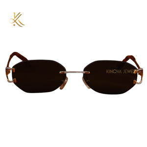 Gafas de Sol Glamorosas Inspiradas en Diamantes con un Diseño de Lentes Grandes y Elegantes y una Estética Moderna para el Estilo Diario - Product Image 5