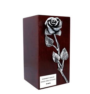 Rose Urn Cremate With Wooden Box <b>for</b> <b>Ashes</b> Beautiful Unique Rose Wood Urn <b>for</b> Adult Cremate - Product Image 6