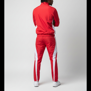 Chándales de algodón Vintage personalizados para hombre, ropa de calle informal de maternidad, traje de algodón 100% de retazos de 2 tonos sólidos, logotipo bordado - Product Image 2