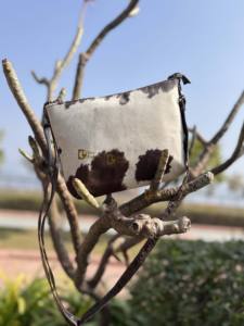 Nouveauté Sac à bandoulière en cuir de vachette fourrure élégant Sac à main en fourrure de vachette à poils Sac de créateur bohème multi-usages - Product Image 5