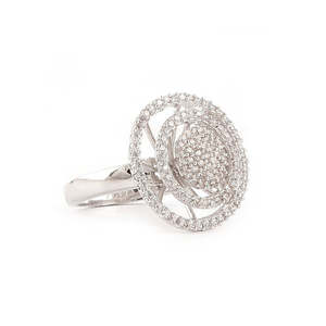 Anillo de Dedo con Circonita - Plata - Product Image 1