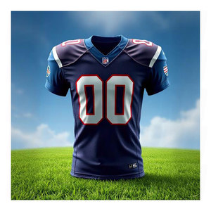Maillot de football américain de qualité supérieure, vêtements de sport, uniformes personnalisés avec nom et numéro de l'équipe, maillots de ligue de football, vêtements de sport - Product Image 1