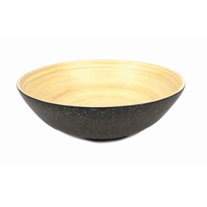 Bol à salade en bambou tressé à prix avantageux, design moderne, bol de service pour la cuisine et la décoration intérieure, fabriqué au Vietnam - Product Image 2