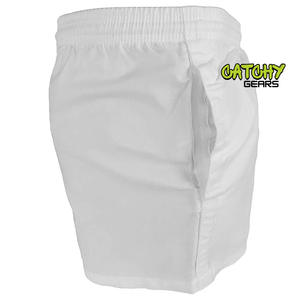 Short de rugby unisexe en polyester et coton respirant avec logo personnalisé vente en gros de vêtements de football - Product Image 5