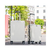 Valise de voyage à prix de gros, sacs de voyage tendance, valise de luxe en PC durable avec roues pivotantes à 360°, personnalisable, usine Hung Phat