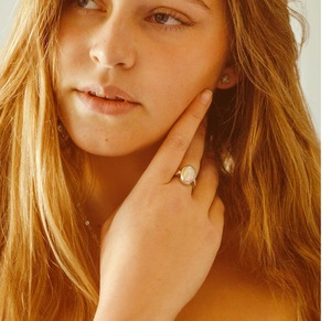 Bague opale naturelle véritable pierre de feu feuille d'opale Design bague pour femmes 925 bijoux en argent Sterling en gros - Product Image 2