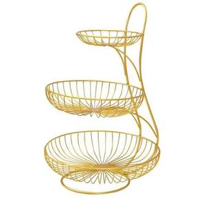 Bol de service de salade et de fruits en aluminium et cuivre de qualité supérieure, Restaurant de service de nourriture de couleur or et argent - Product Image 2