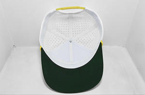 Chapeau Snapback structuré découpé au laser avec logo imprimé sur mesure en gros avec corde, mode tendance et élégante pour adulte, fabriqué au Vietnam - Product Image 6