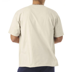 Vente en gros T-Shirt écologique à séchage rapide 100% coton pour hommes col rond coupe régulière manches courtes - Product Image 4
