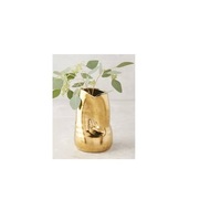 Florero Moderno de Estilo Lujoso, Jarrón Grande Decorativo, Último Acabado, Flores para el Hogar, Metal para Decoración de Piso de Sala de Estar