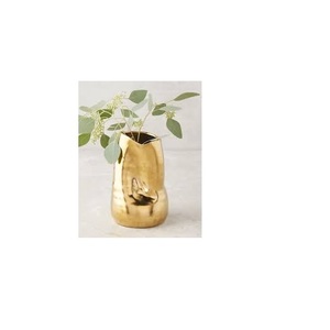 Florero Moderno de Estilo Lujoso, Jarrón Grande Decorativo, Último Acabado, Flores para el Hogar, Metal para Decoración de Piso de Sala de Estar - Product Image 2