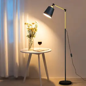 Factory OEM Indoor Iron Arc Table Lamp Home Decorative Metal Design Hotel Luxury Modern Bedroom Table Lamp